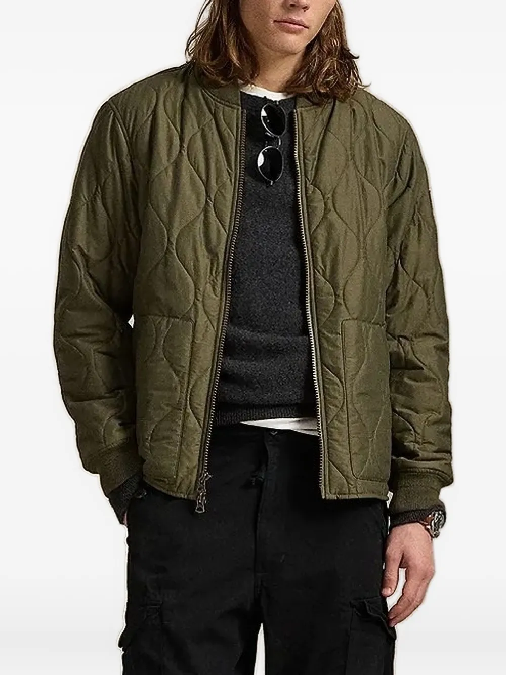 Стеганая куртка на молнии спереди POLO RALPH LAUREN, зеленый
Стеганая куртка на молнии спереди POLO RALPH LAUREN, зеленый