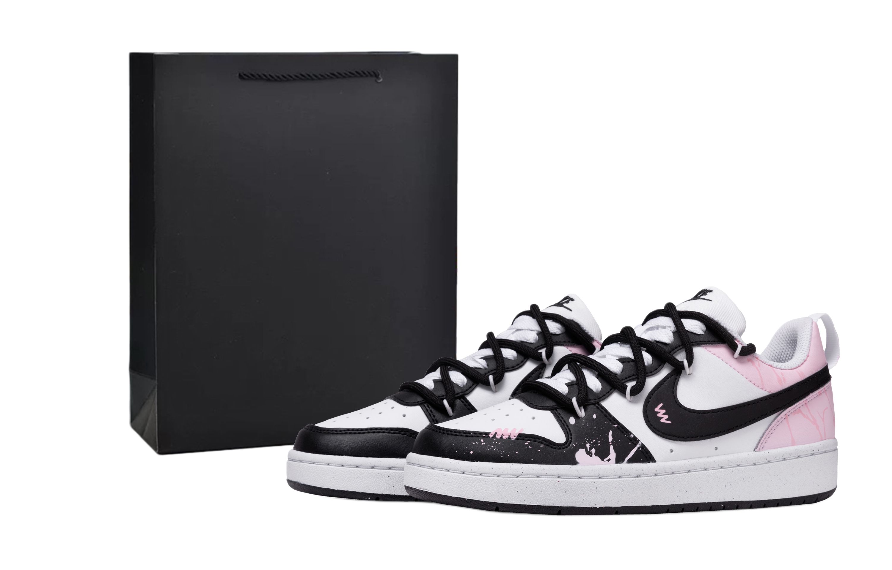 Дышащие низкие кроссовки для скейтбординга Court Borough LOW RECRAFT для детей и подростков Nike, черный/розовый
Дышащие низкие кроссовки для скейтбординга Court Borough LOW RECRAFT для детей и подростков Nike, черный/розовый