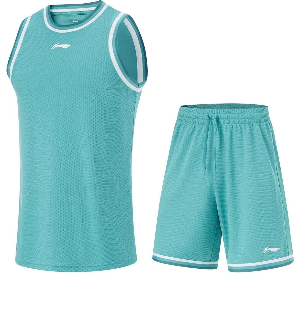 Спортивные костюмы для баскетбольных соревнований Li-Ning цвета «бирюзовый»
Спортивные костюмы для баскетбольных соревнований Li-Ning цвета «бирюзовый»