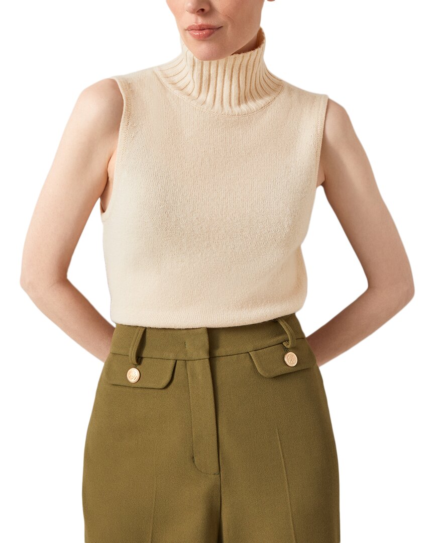 LK Bennett Frances Вязаный топ из смесовой шерсти, Tan
LK Bennett Frances Вязаный топ из смесовой шерсти, Tan