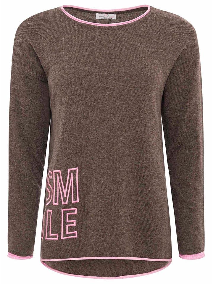 Свитер Улыбка коричневого цвета Zwillingsherz
Свитер Улыбка коричневого цвета Zwillingsherz