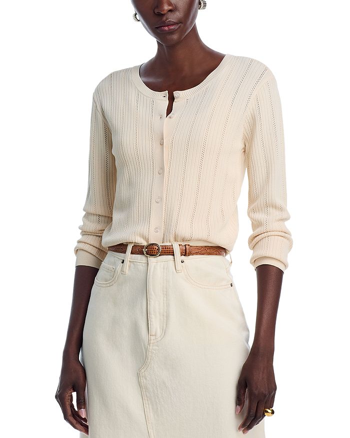 Свитер-кардиган с пуантами WAYF, слоновая кость/кремовый
Свитер-кардиган с пуантами WAYF, слоновая кость/кремовый