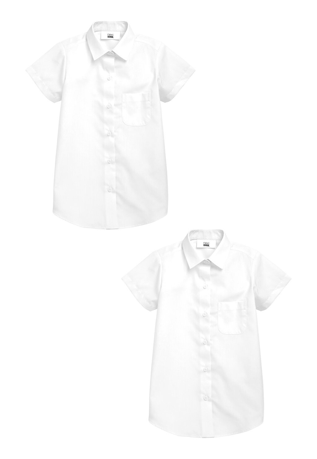 Блузка-рубашка 2 PACK SHORT SLEEVE Next, цвет white (480780)
Блузка-рубашка 2 PACK SHORT SLEEVE Next, цвет white (480780)