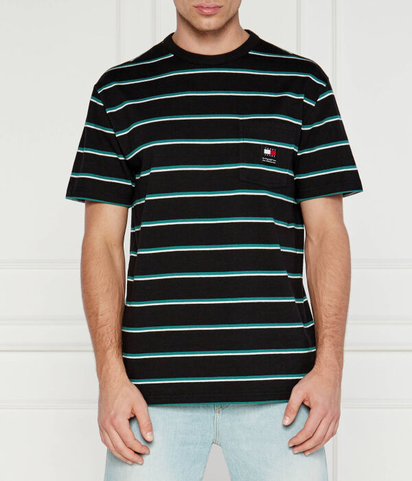 Футболка мужская Tommy Jeans в полоску, черный
Футболка мужская Tommy Jeans в полоску, черный