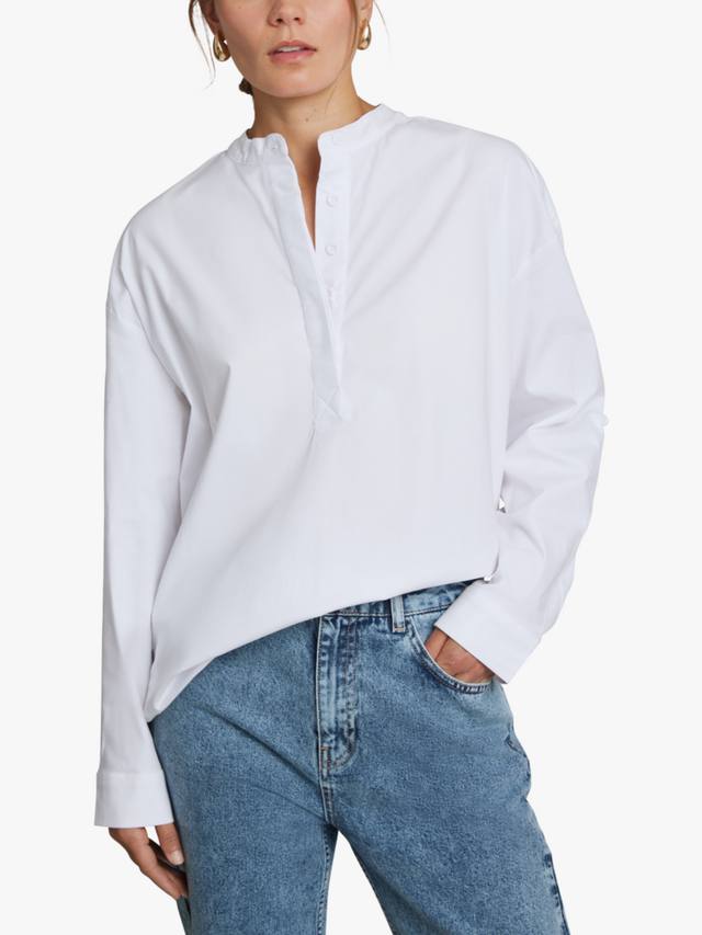 Унисекс туника с воротником-стойкой Hay Life, White
Унисекс туника с воротником-стойкой Hay Life, White