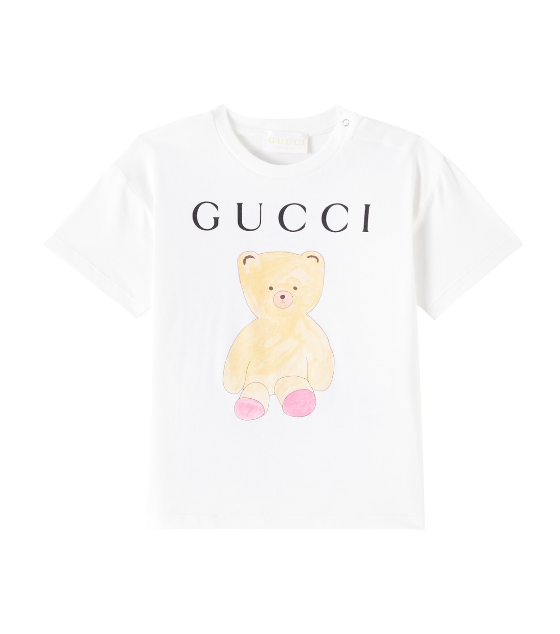 Детская хлопковая футболка из джерси Gucci Kids, Dusty White / Mc
Детская хлопковая футболка из джерси Gucci Kids, Dusty White / Mc