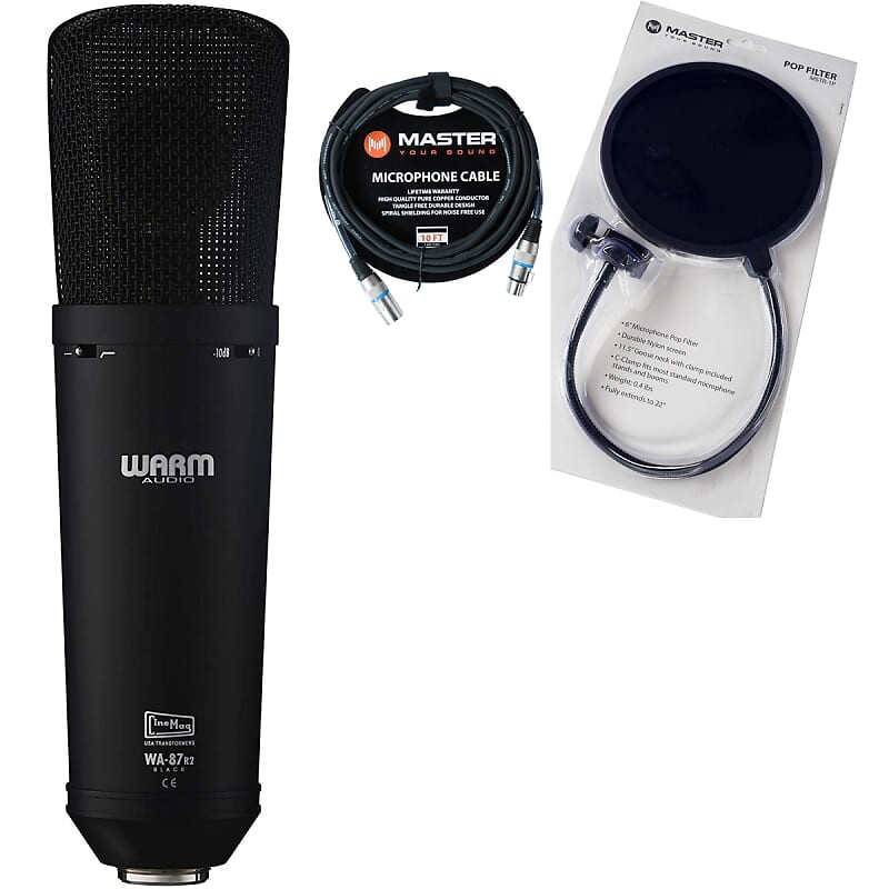 Конденсаторный микрофон Warm Audio WA-87 R2B
Конденсаторный микрофон Warm Audio WA-87 R2B