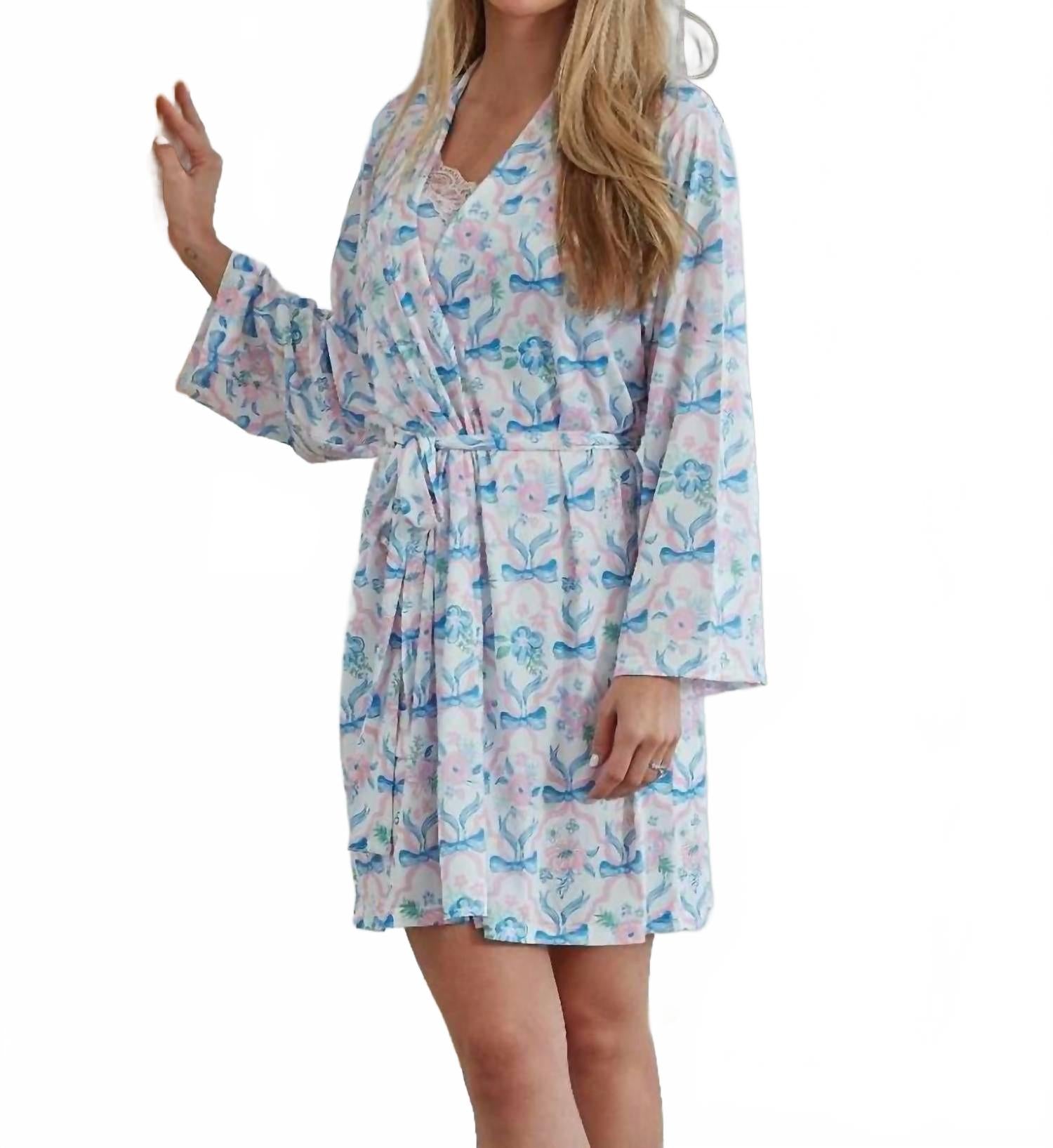 Пижамный халат Bow, белый Simply Southern, белый
Пижамный халат Bow, белый Simply Southern, белый