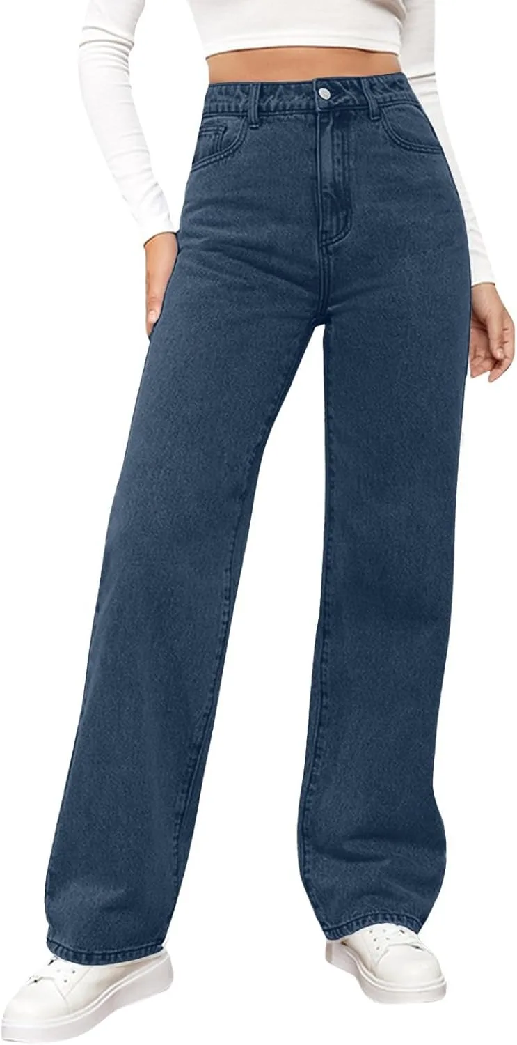 Женские джинсы прямого кроя с эффектом контроля живота
Женские джинсы прямого кроя с эффектом контроля живота