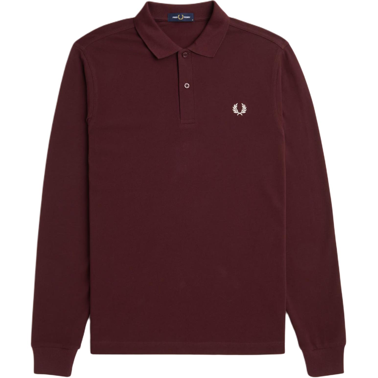 Поло с вышитым логотипом FRED PERRY, бордовый
Поло с вышитым логотипом FRED PERRY, бордовый