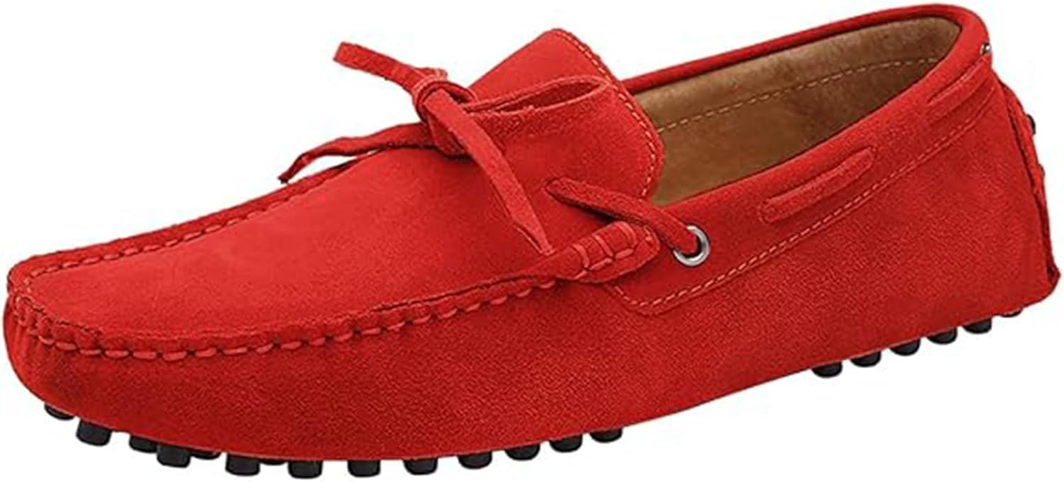 Мужские легкие мокасины из классической замши, повседневные слипоны для вождения и вечеринок Xinduoyu, красный
Мужские легкие мокасины из классической замши, повседневные слипоны для вождения и вечеринок Xinduoyu, красный