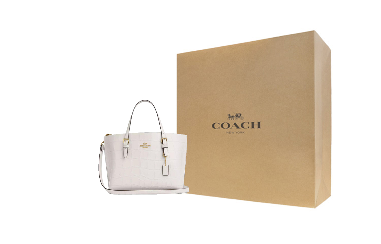 COACH Сумка-шоппер из кожи с тиснением под крокодила
COACH Сумка-шоппер из кожи с тиснением под крокодила