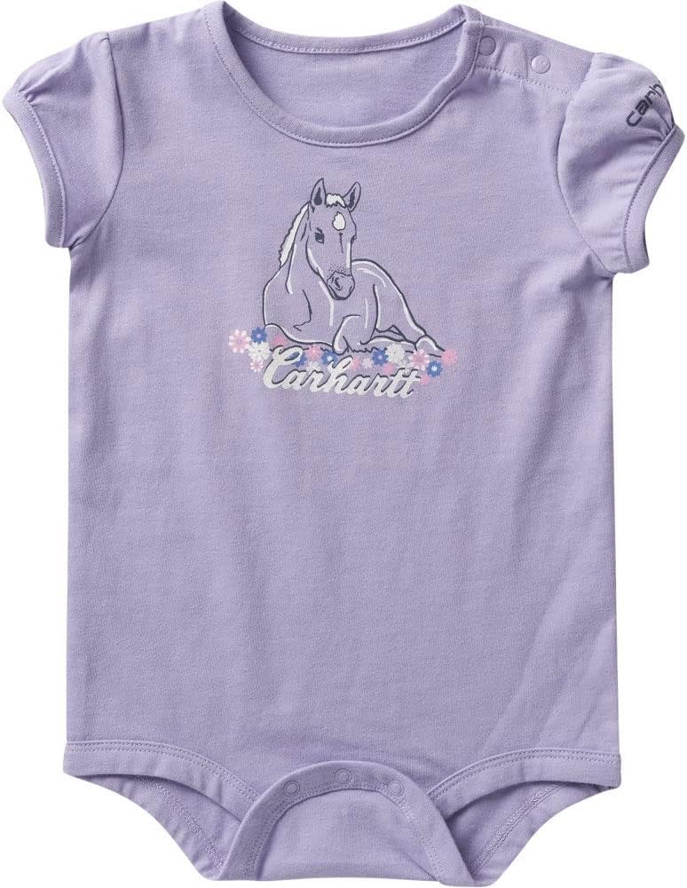 Carhartt baby-girls футболка с коротким рукавом и принтом лошадь/олень, Viola Heather
Carhartt baby-girls футболка с коротким рукавом и принтом лошадь/олень, Viola Heather