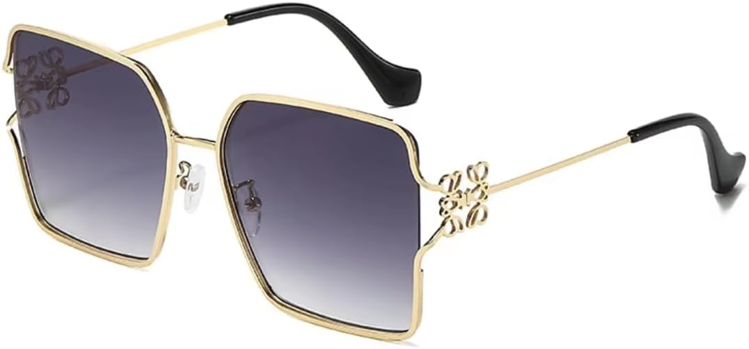 Женские солнцезащитные очки – дизайнерские квадратные и овальные оправы, роскошные большие солнцезащитные очки с металлическим цветочным узором, защита от УФ-излучения UV400 B-Orbit-X, C2:golden/Gradual Gray
Женские солнцезащитные очки – дизайнерские квадратные и овальные оправы, роскошные большие солнцезащитные очки с металлическим цветочным узором, защита от УФ-излучения UV400 B-Orbit-X, C2:golden/Gradual Gray