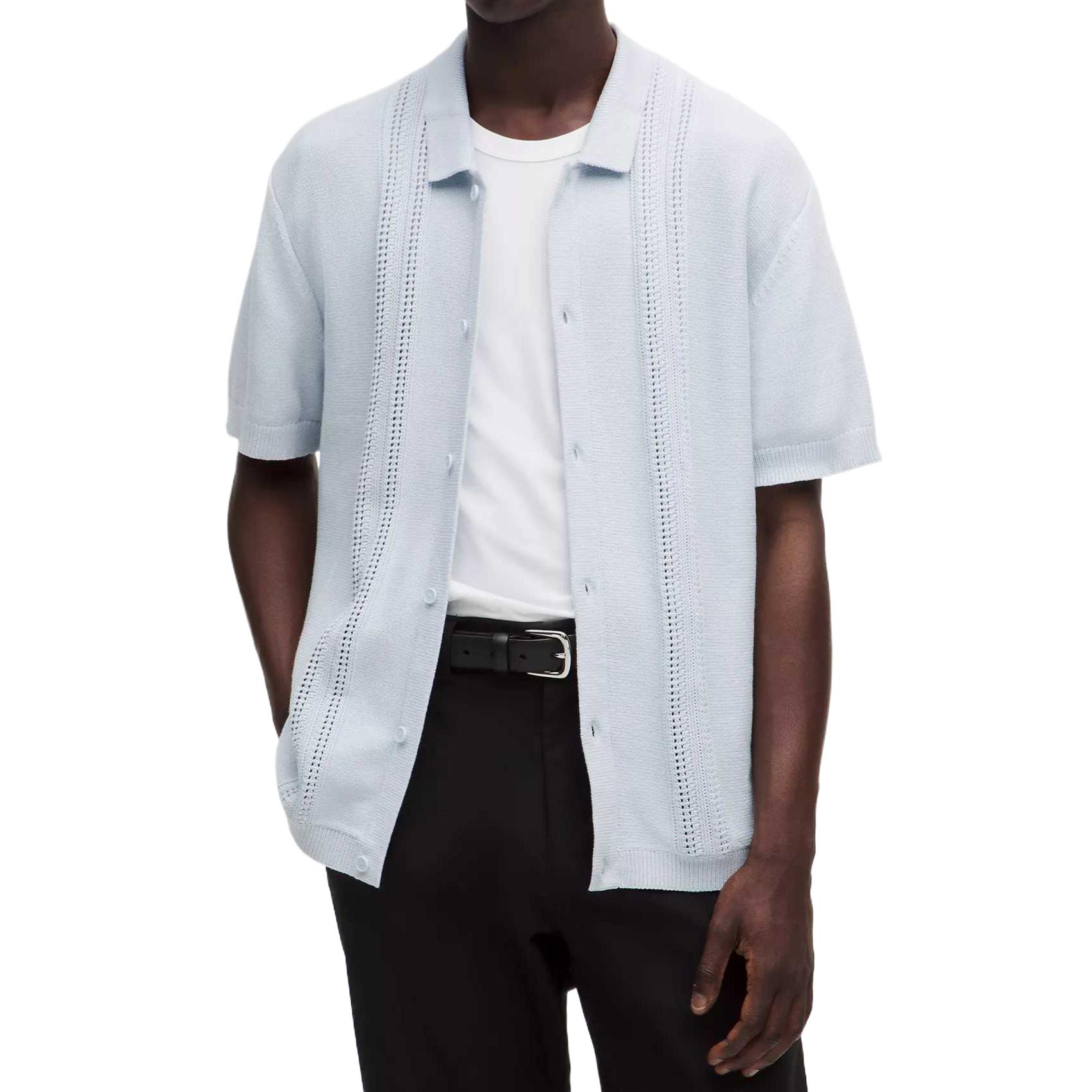 Хлопковая рубашка мужская Lululemon, синий
Хлопковая рубашка мужская Lululemon, синий