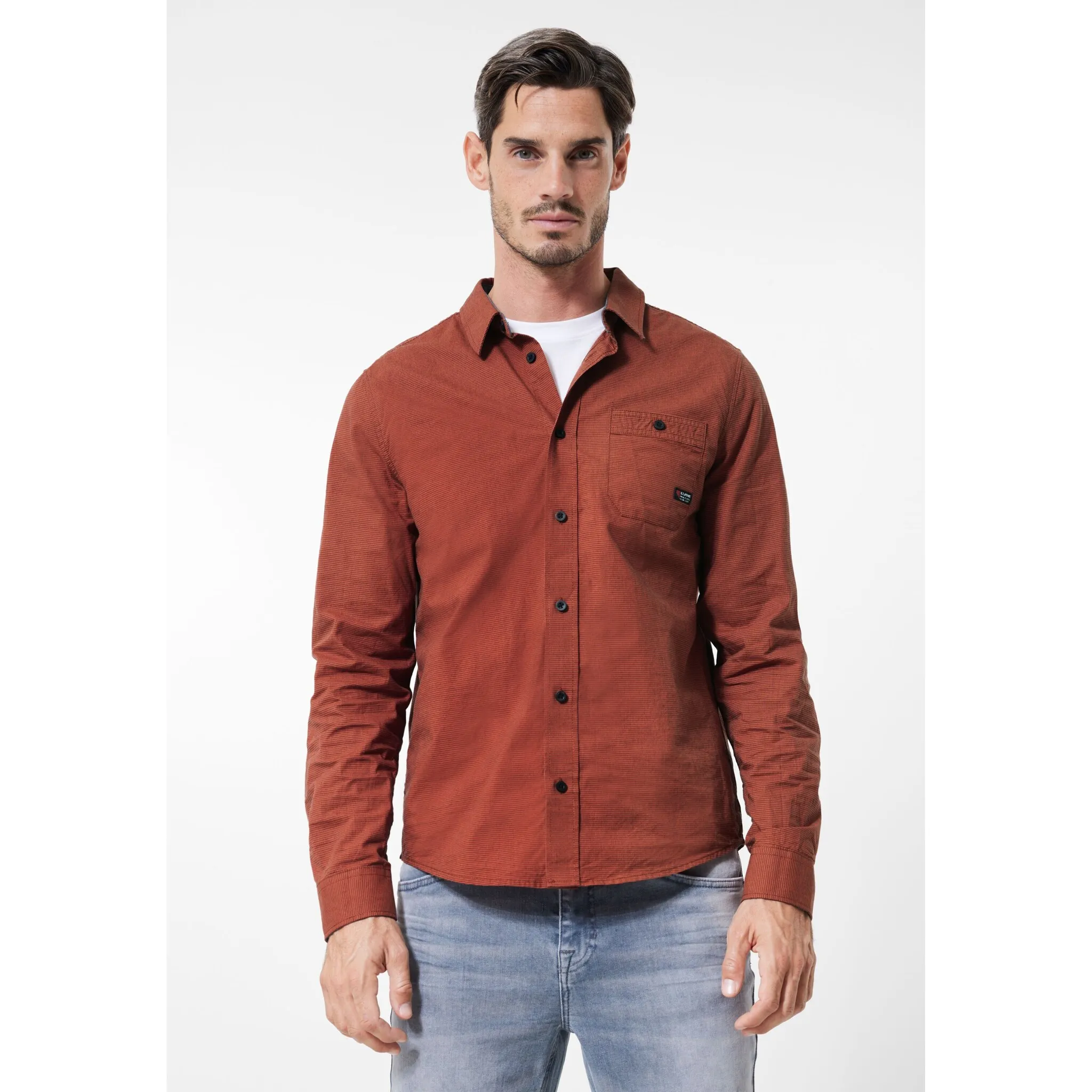 STREET ONE МУЖСКАЯ рубашка с длинными рукавами, однотонная Street One Men, цвет Burned Flame Red
STREET ONE МУЖСКАЯ рубашка с длинными рукавами, однотонная Street One Men, цвет Burned Flame Red