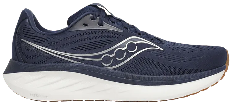 Кроссовки Saucony Ride 18 'Navy White', синий 
Кроссовки Saucony Ride 18 'Navy White', синий