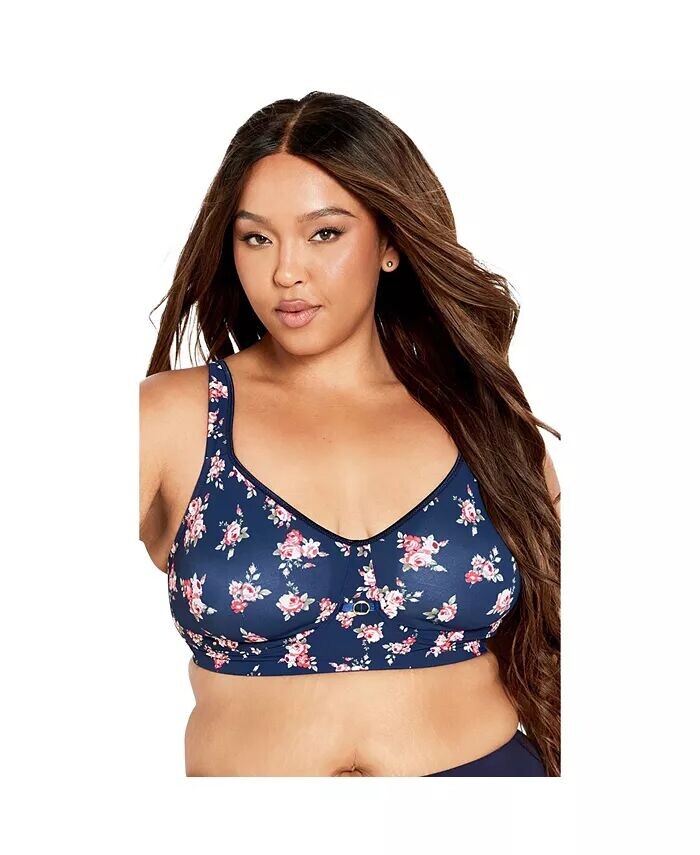 Мягкий бюстгальтер с принтом больших размеров Caress AVENUE, синий
Мягкий бюстгальтер с принтом больших размеров Caress AVENUE, синий