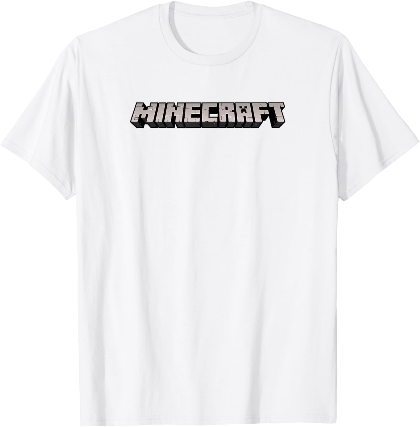 Белая футболка с логотипом Minecraft
Белая футболка с логотипом Minecraft