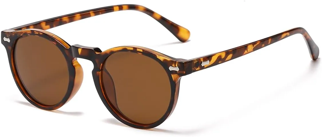 Солнцезащитные очки Gleyemor Vintage Polarized для мужчин, круглые, с защитой UV400, в ретро-стиле, с оправой из ацетата ручной работы, 07 Tortoise Frame/Brown Lens
Солнцезащитные очки Gleyemor Vintage Polarized для мужчин, круглые, с защитой UV400, в ретро-стиле, с оправой из ацетата ручной работы, 07 Tortoise Frame/Brown Lens