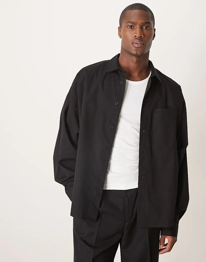 Свободная рубашка с рукавами «летучая мышь» черного цвета ASOS DESIGN
Свободная рубашка с рукавами «летучая мышь» черного цвета ASOS DESIGN