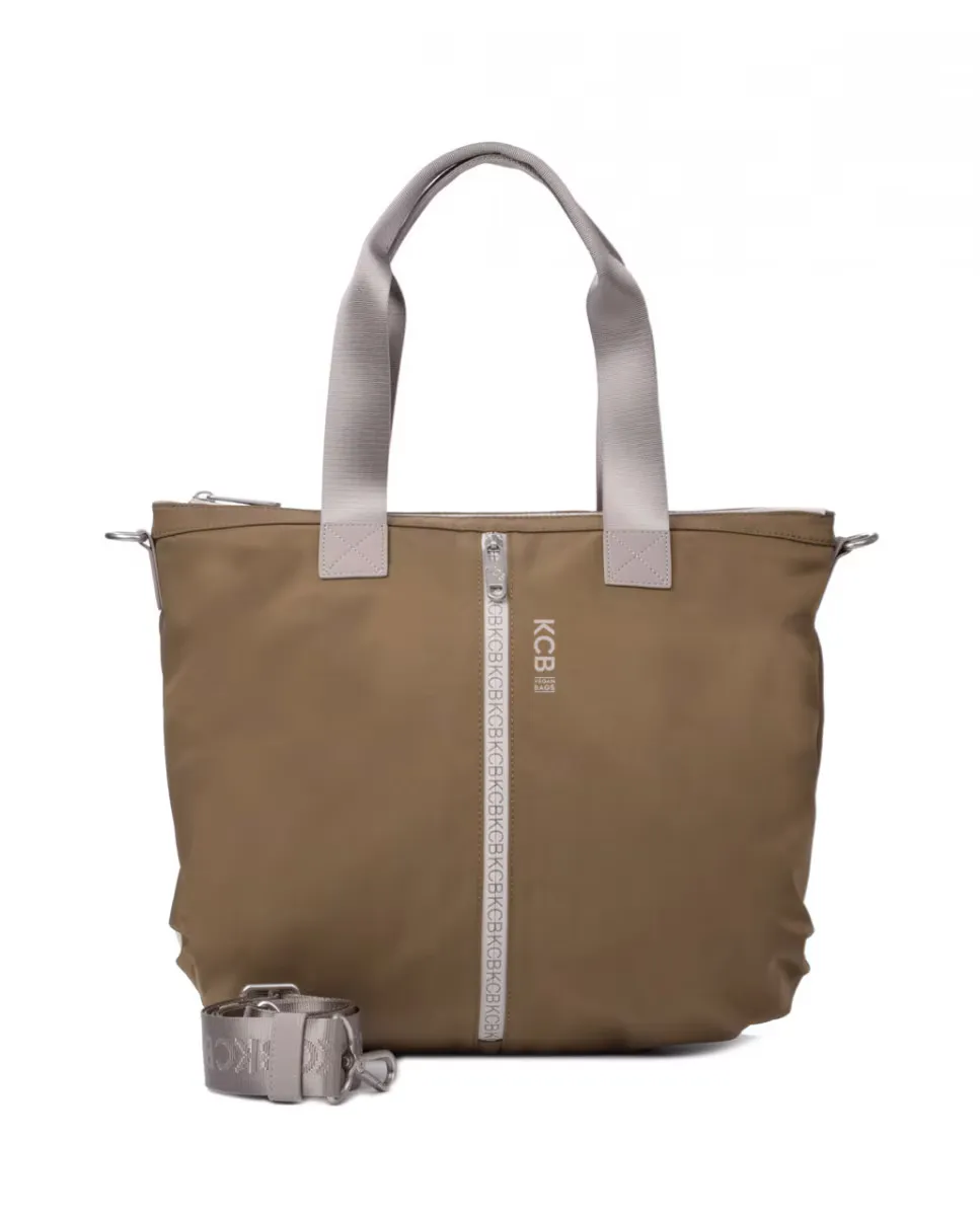 Сумка через плечо цвета хаки на молнии Kcb, зеленый
Сумка через плечо цвета хаки на молнии Kcb, зеленый