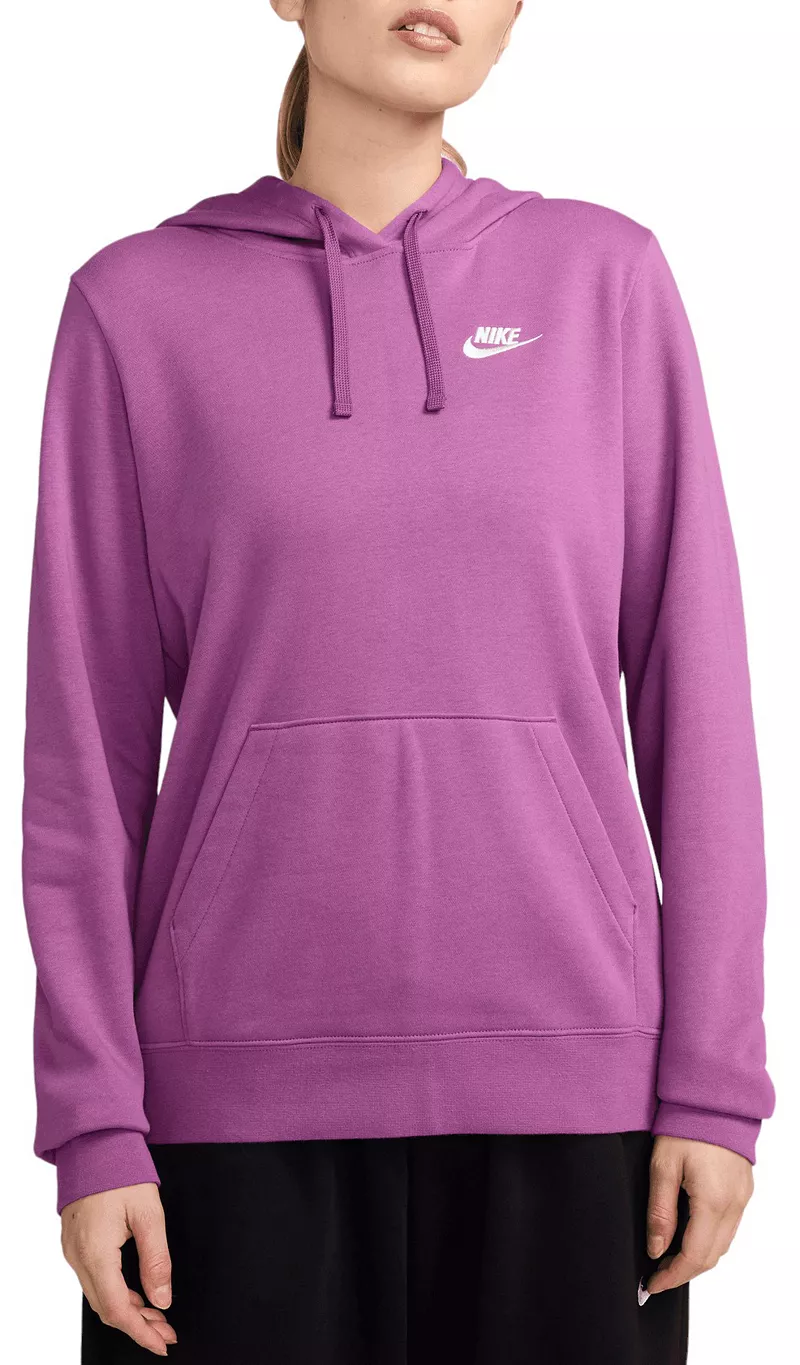Женский флисовый пуловер с капюшоном Nike Sportswear Club, цвет Hot Fuchsia
Женский флисовый пуловер с капюшоном Nike Sportswear Club, цвет Hot Fuchsia