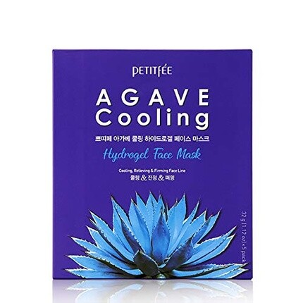 Охлаждающая гидрогелевая маска для лица с агавой, Petitfee
Охлаждающая гидрогелевая маска для лица с агавой, Petitfee