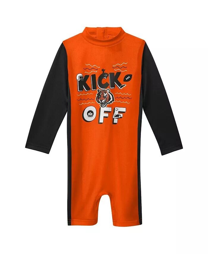 Гидрокостюм с длинными рукавами для малышей Orange Cincinnati Bengals Wave Runner Outerstuff, оранжевый
Гидрокостюм с длинными рукавами для малышей Orange Cincinnati Bengals Wave Runner Outerstuff, оранжевый