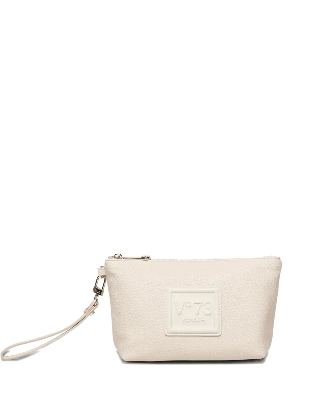 Клатч на молнии с логотипом V°73, нейтральный
Клатч на молнии с логотипом V°73, нейтральный