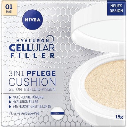 Антивозрастная кушонка Nivea 3-в-1 для естественного оттенка и увлажнения светлой кожи, Серый, Антивозрастная кушонка Nivea 3-в-1 для естественного оттенка и увлажнения светлой кожи
Антивозрастная кушонка Nivea 3-в-1 для естественного оттенка и увлажнения светлой кожи, Серый, Антивозрастная кушонка Nivea 3-в-1 для естественного оттенка и увлажнения светлой кожи