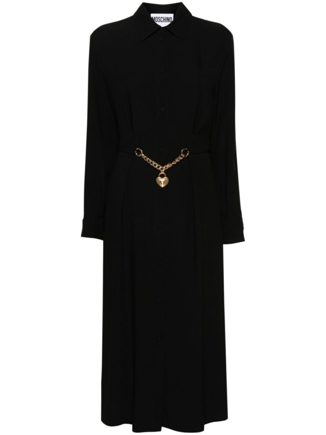 Moschino платье-рубашка с поясом, черный
Moschino платье-рубашка с поясом, черный