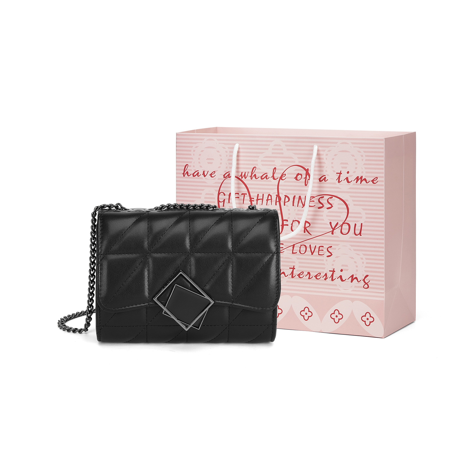 CORALDAISY Синтетическая кожаная сумка-кроссбод с цепочкой, Mousse Black Upgraded Fabric+Shopping Bag
CORALDAISY Синтетическая кожаная сумка-кроссбод с цепочкой, Mousse Black Upgraded Fabric+Shopping Bag