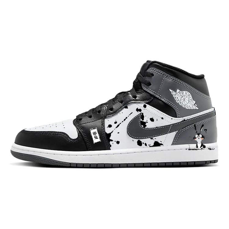 Кроссовки баскетбольные Air 1 с амортизацией, противоскользящие, дышащие, мид-топ, винтажные, мужские, бело-черные Jordan
Кроссовки баскетбольные Air 1 с амортизацией, противоскользящие, дышащие, мид-топ, винтажные, мужские, бело-черные Jordan