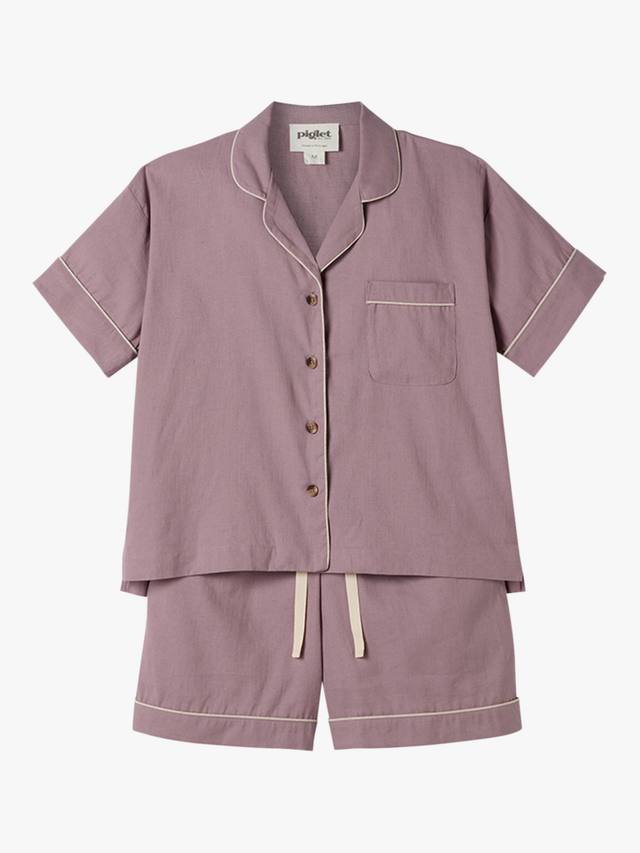 Комплект пижамы шорты из льняной смеси Piglet in Bed, Elderberry
Комплект пижамы шорты из льняной смеси Piglet in Bed, Elderberry