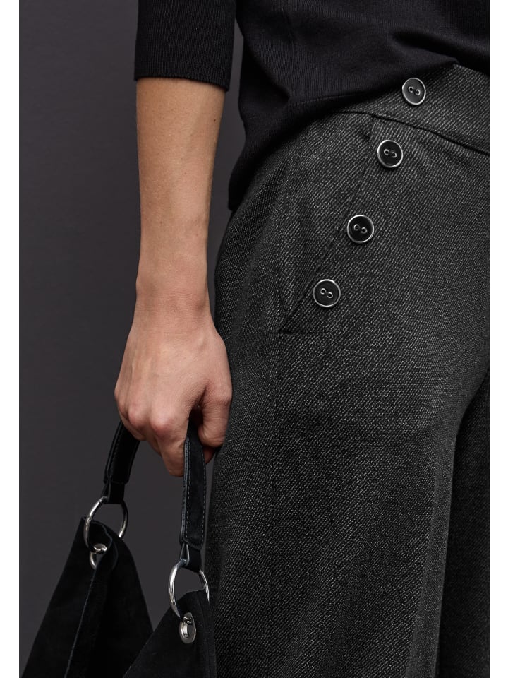 Брюки из черной и серой ткани Street One
Брюки из черной и серой ткани Street One