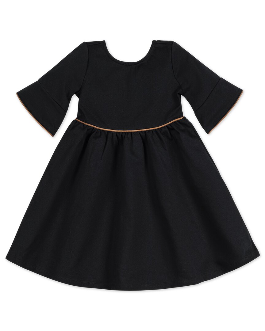 Платье Hope & Henry с рукавами-оборками и понте Hope & Henry, черный
Платье Hope & Henry с рукавами-оборками и понте Hope & Henry, черный