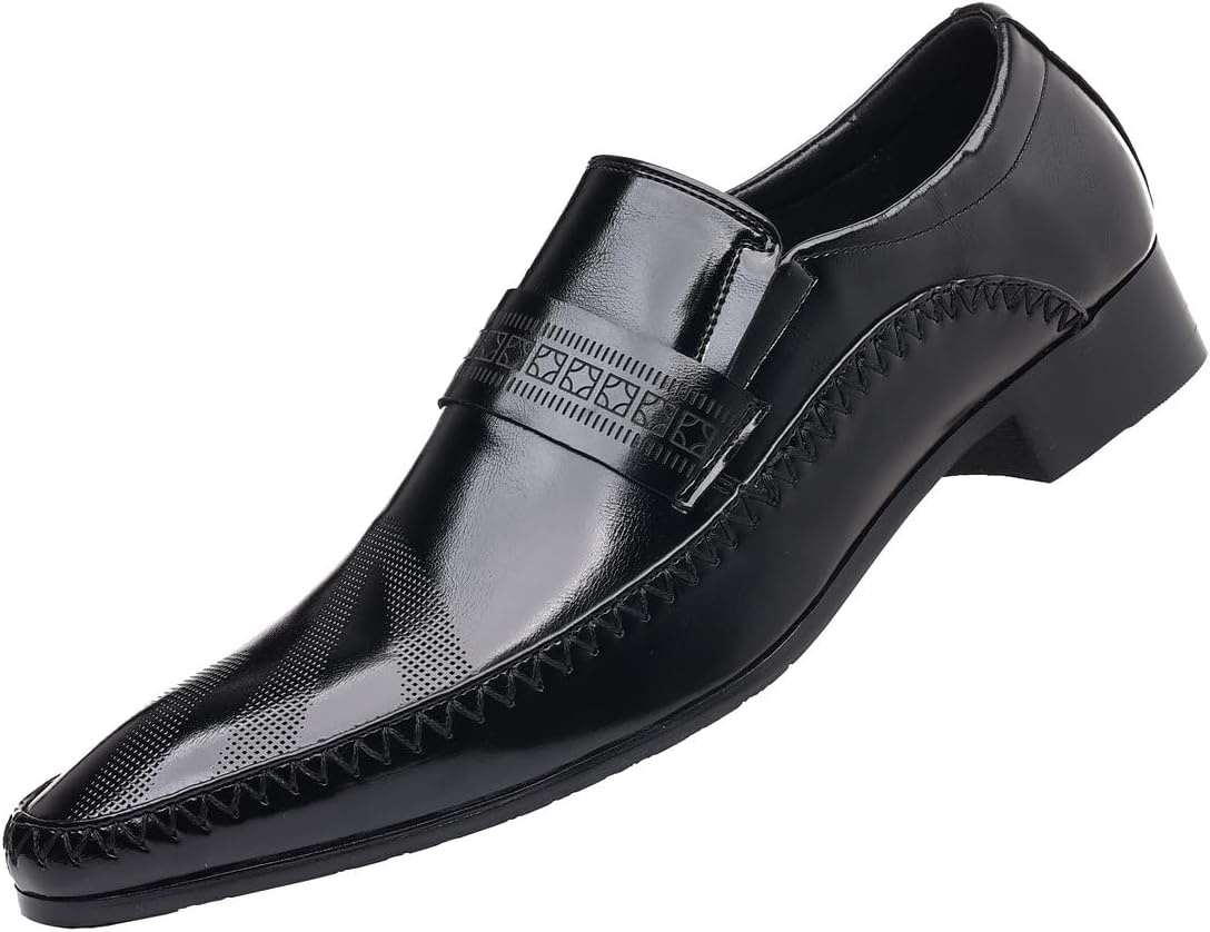 Мужские кожаные слипоны Santimon, повседневные, для свадьбы, деловые лоферы, черный
Мужские кожаные слипоны Santimon, повседневные, для свадьбы, деловые лоферы, черный