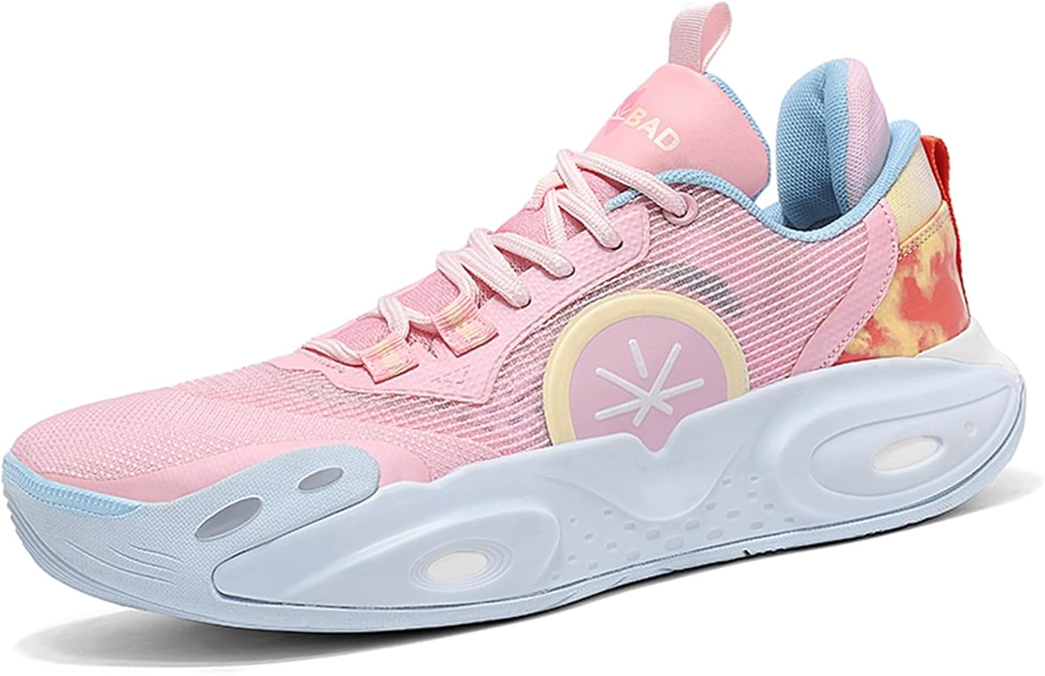 Мужские баскетбольные кроссовки с высокой и мягкой подошвой, легкие, с круглым носком и шнуровкой, сетчатые, дышащие, средней высоты, подходят для тенниса и бега Qaoterod, розовый
Мужские баскетбольные кроссовки с высокой и мягкой подошвой, легкие, с круглым носком и шнуровкой, сетчатые, дышащие, средней высоты, подходят для тенниса и бега Qaoterod, розовый