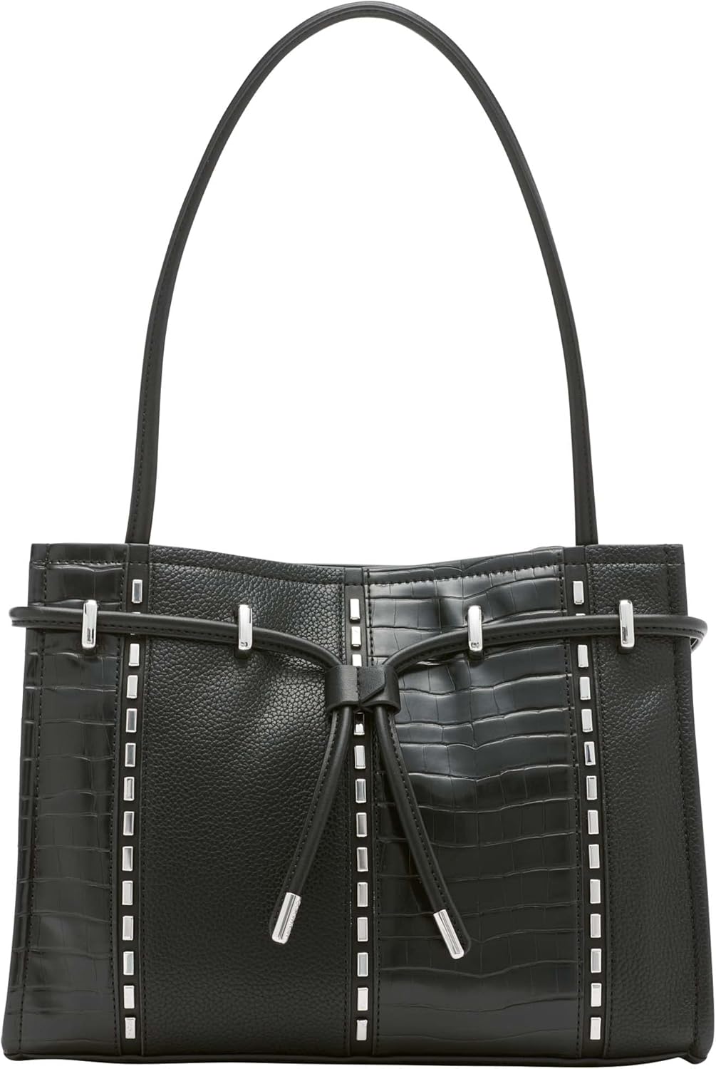 Сумка через плечо Calvin Klein Fatima с завязкой, Black/Silver Stud, Черный, Сумка через плечо Calvin Klein Fatima с завязкой, Black/Silver Stud
Сумка через плечо Calvin Klein Fatima с завязкой, Black/Silver Stud, Черный, Сумка через плечо Calvin Klein Fatima с завязкой, Black/Silver Stud