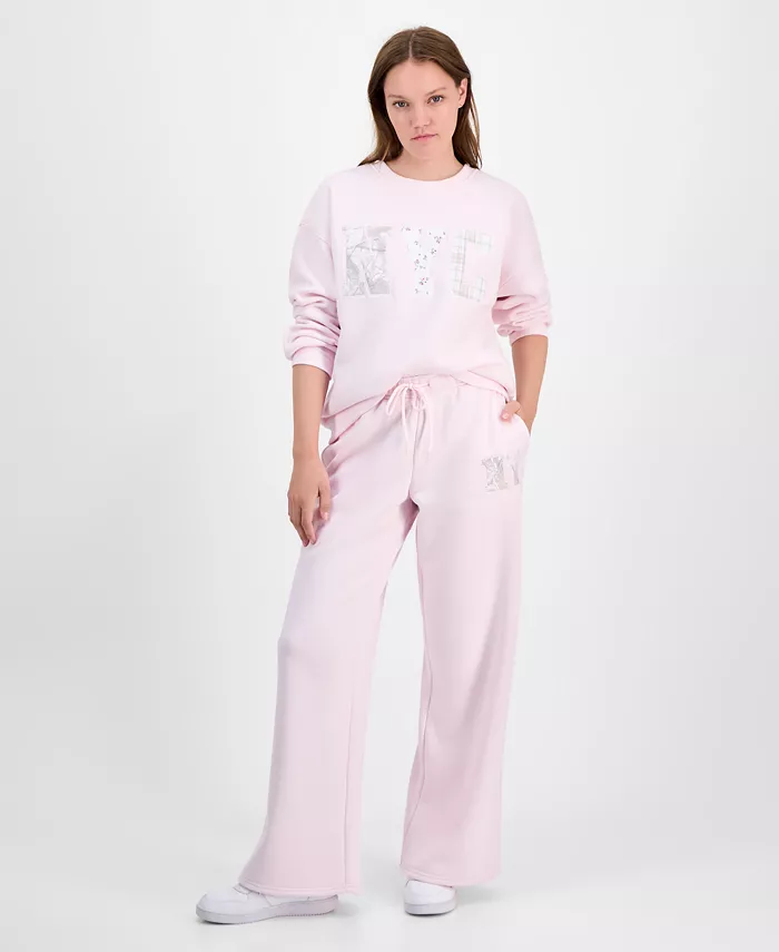 Широкие флисовые спортивные штаны для юниоров Madden Girl, розовый
Широкие флисовые спортивные штаны для юниоров Madden Girl, розовый