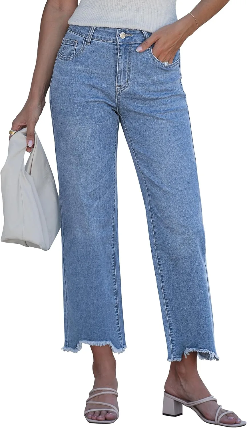 Прямые джинсы Luvamia для женщин укороченные мешковатые потертые
Прямые джинсы Luvamia для женщин укороченные мешковатые потертые