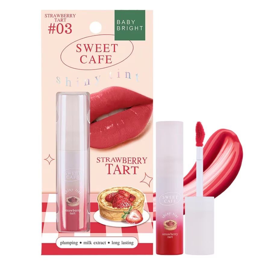 Baby Bright Sweet Cafe Shiny Tint 2,8г 03 Клубничный пирог, Strawberry Tart
Baby Bright Sweet Cafe Shiny Tint 2,8г 03 Клубничный пирог, Strawberry Tart