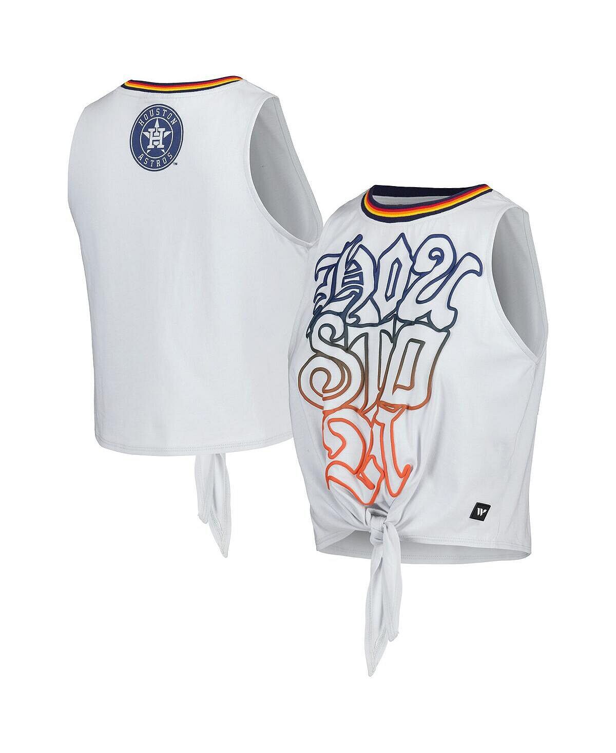 Женская серая майка Houston Astros с перекрученной завязкой спереди The Wild Collective, серый
Женская серая майка Houston Astros с перекрученной завязкой спереди The Wild Collective, серый