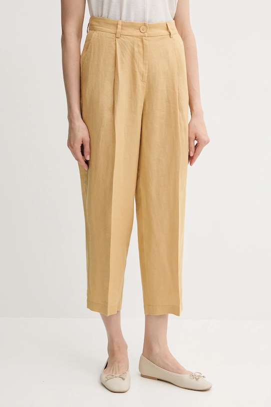 Льняные брюки Sisley, желтый
Льняные брюки Sisley, желтый