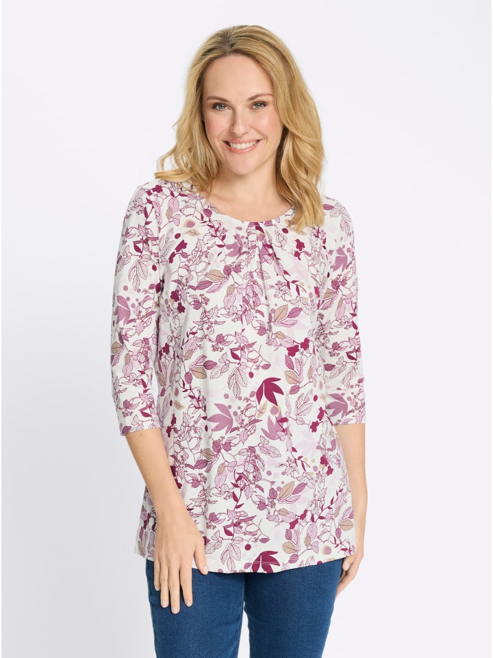 Длинная рубашка с принтом античной розы и экрю Sieh an!
Длинная рубашка с принтом античной розы и экрю Sieh an!