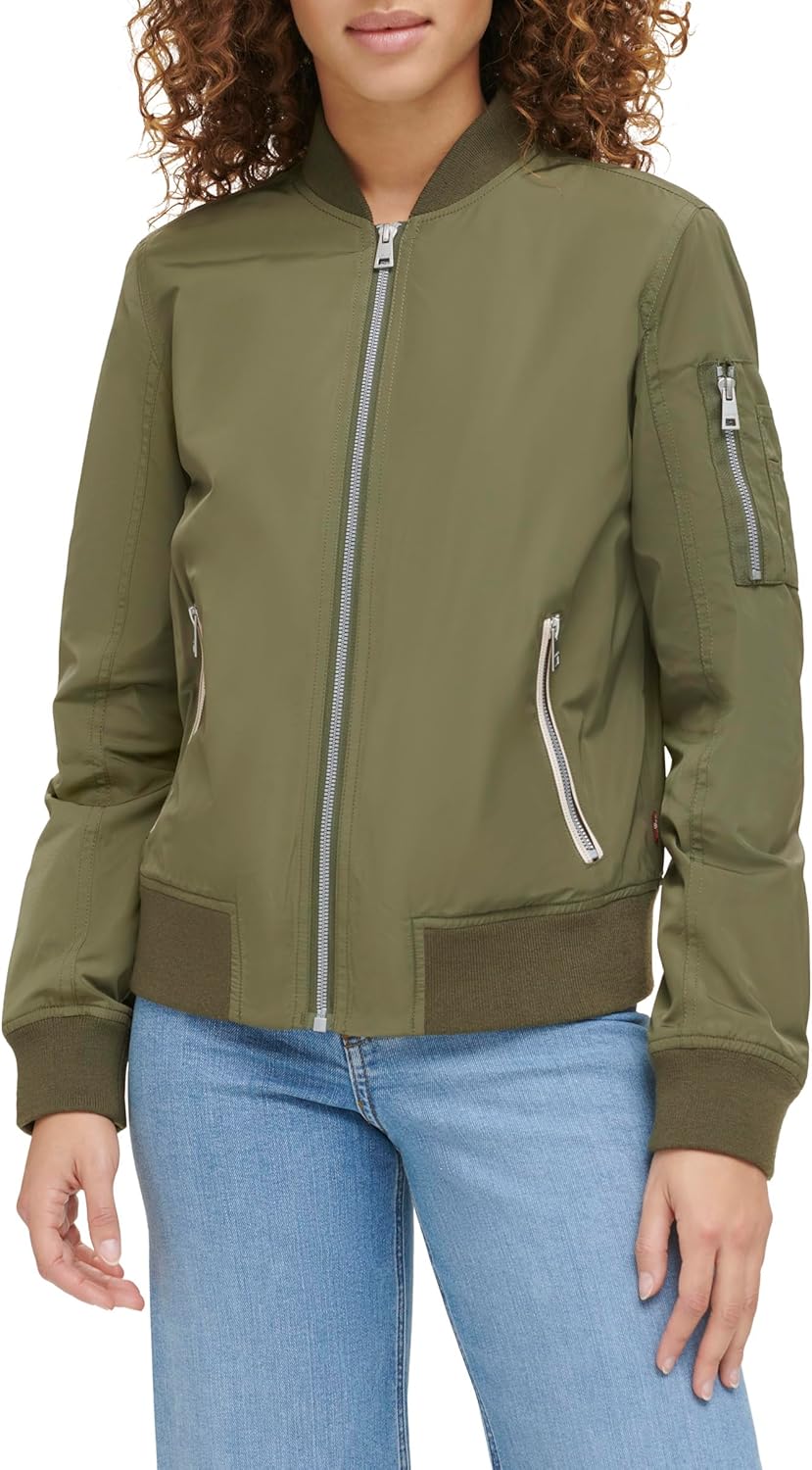 Женская куртка-бомбер Levi's Melanie Newport (стандартный и большой размер), Army Green
Женская куртка-бомбер Levi's Melanie Newport (стандартный и большой размер), Army Green
