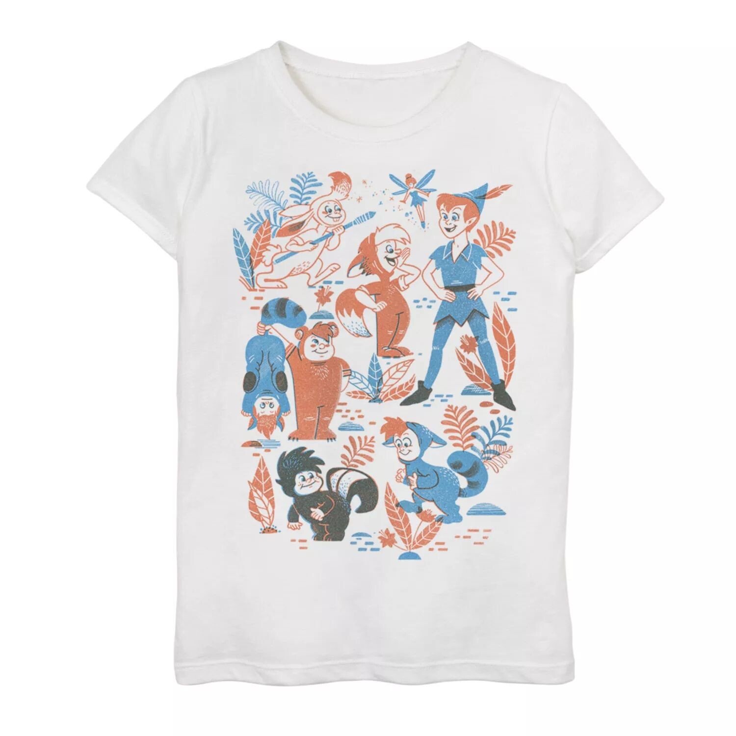 Винтажная футболка с рисунком коллажа для мальчиков Disney «Питер Пэн Потерянный» для девочек 7–16 лет Disney
Винтажная футболка с рисунком коллажа для мальчиков Disney «Питер Пэн Потерянный» для девочек 7–16 лет Disney