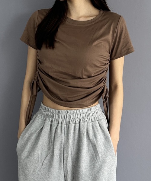 Футболка с боковой лентой Silly, коричневый
Футболка с боковой лентой Silly, коричневый