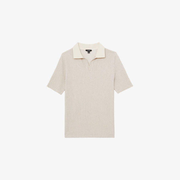 Рубашка-поло Reiss Hall, экрю
Рубашка-поло Reiss Hall, экрю